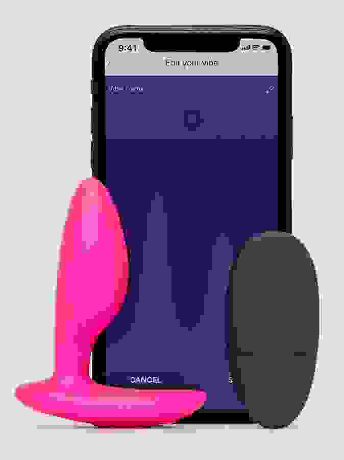 We-Vibe Ditto+ Rechargeable Remote and App Control Vibrating Butt Plug, Pink, hi-res